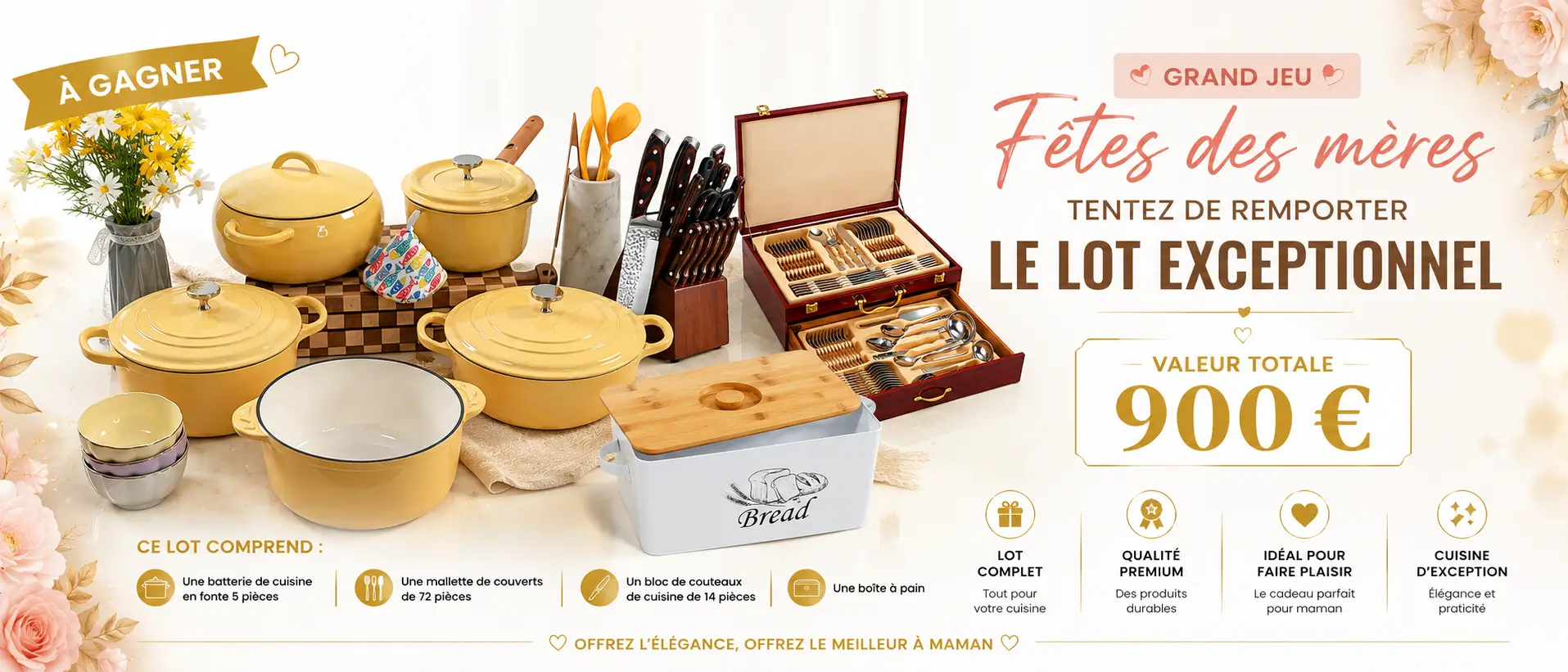Lot du Grand jeu Fêtes des mères